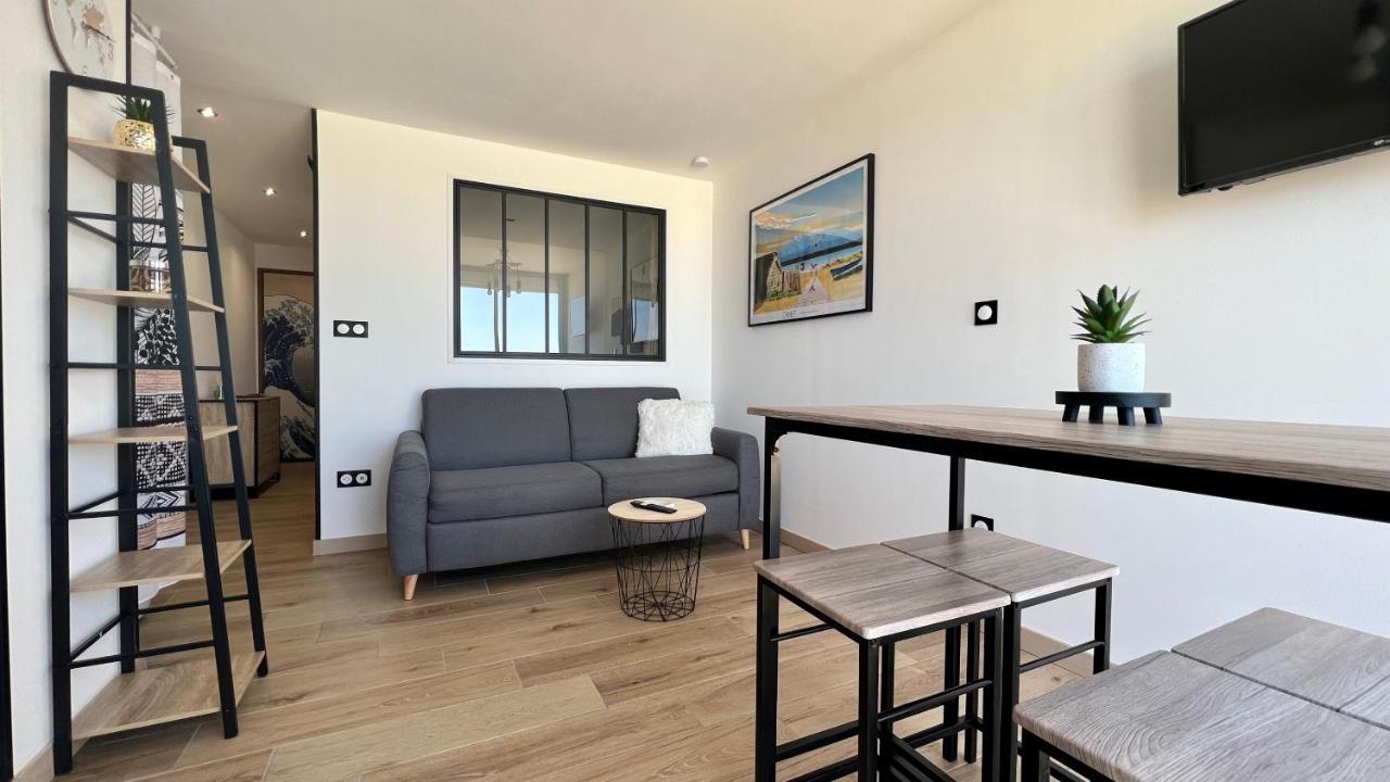 Appartement Cosy, Vue Mer Avec Parking Privatif Canet-en-Roussillon Zewnętrze zdjęcie